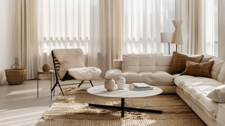 Soft AI Minimalism: 13 Calm & Cozy AI Home Interior Ideas