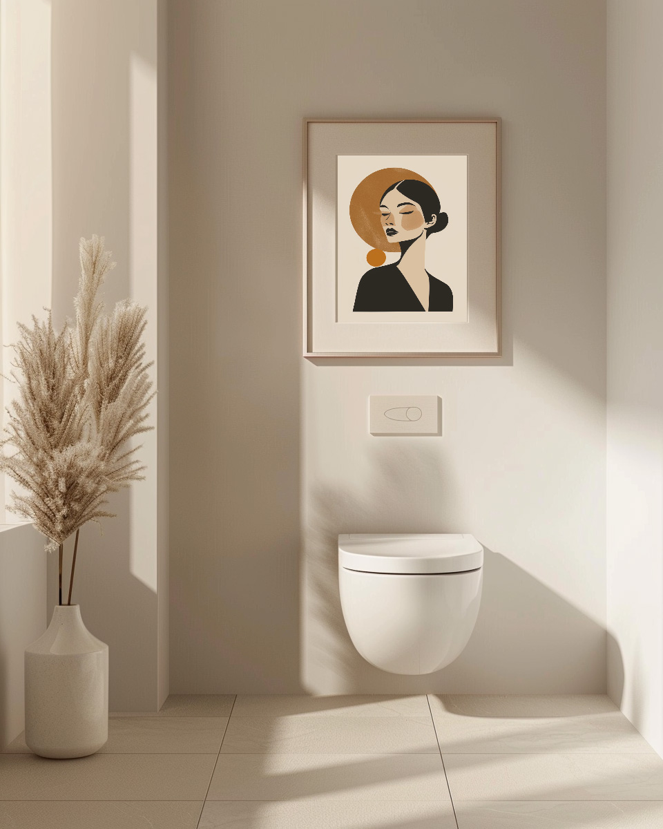 Neutral Abstract Wall Art Set of 3 – Modern Printable Home Decor - Image 3