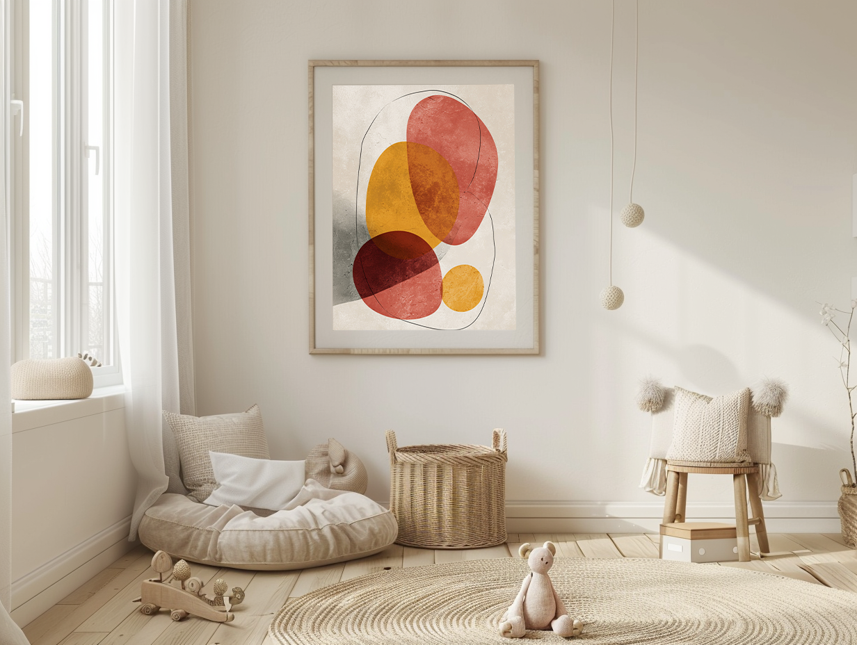 Color Pop Abstract Wall Art Set