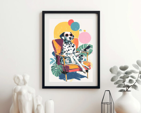 Dalmatian Pop Art Wall Art (Digital Download)