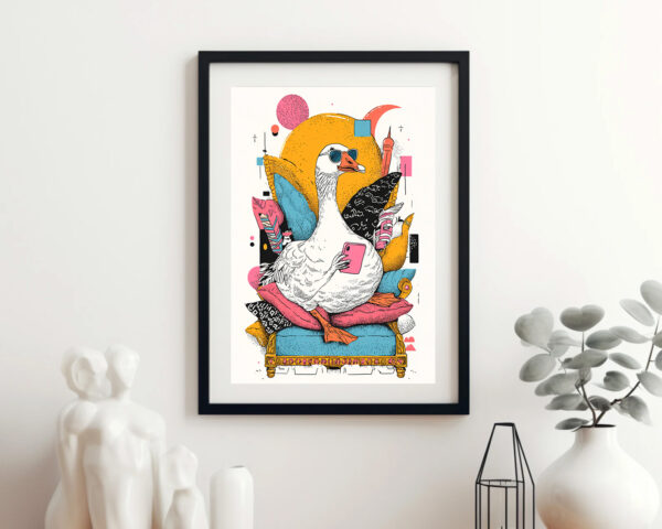 Goose Pop Art Wall Art (Digital Download)