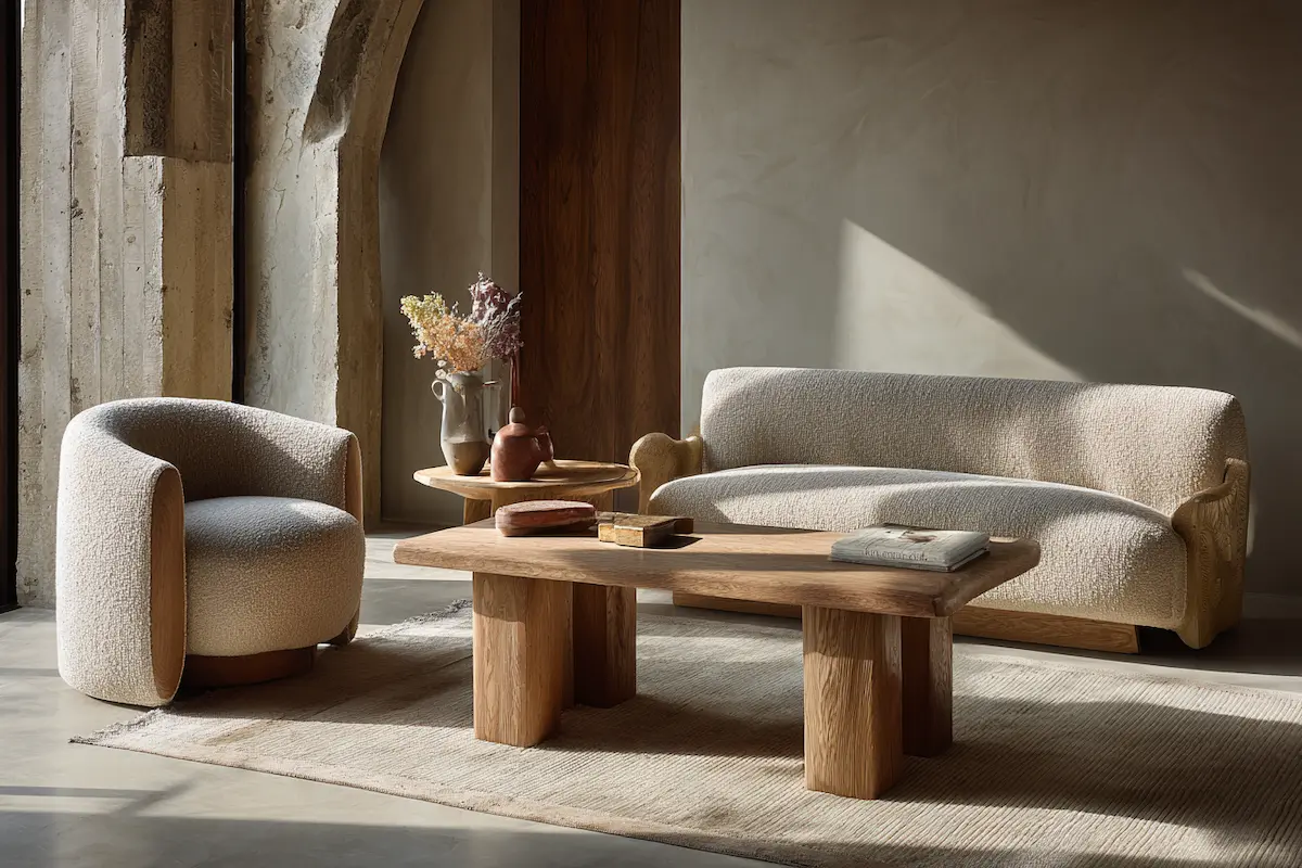 Crafted minimalist furniture