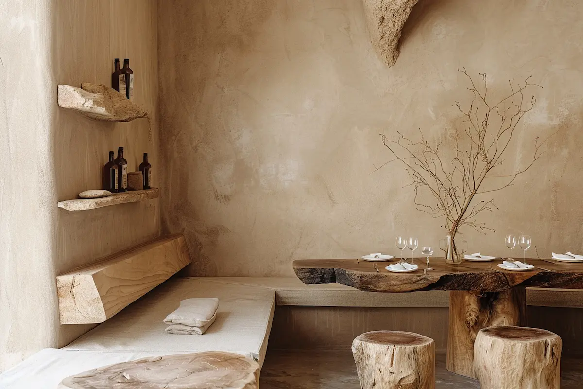 crafted minimalist interior color palette