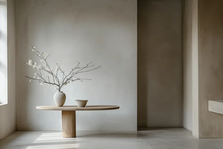 single table as visual anchor