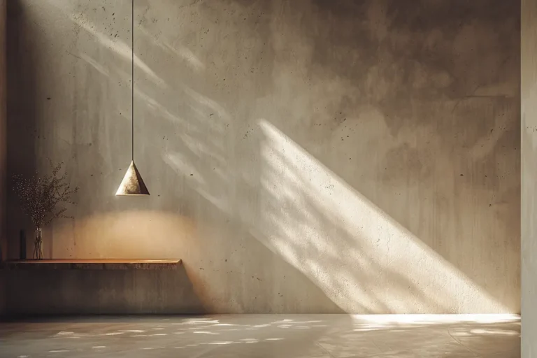 Crafted minimalism and lighting