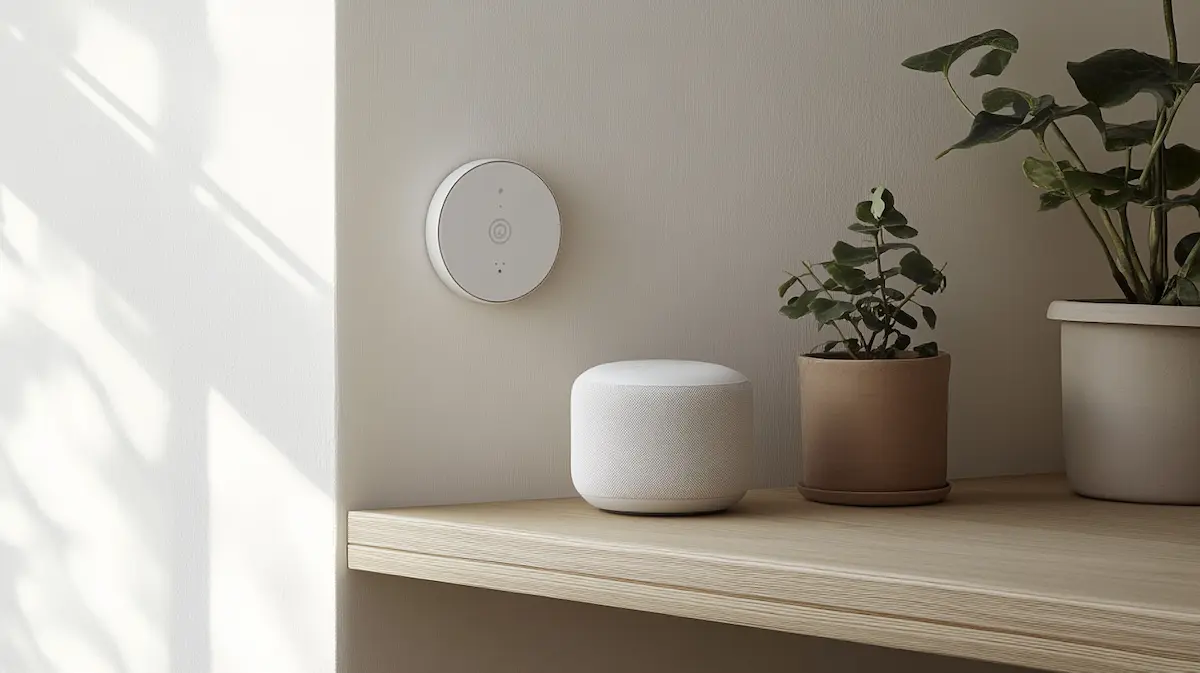 Minimal home workspace corner