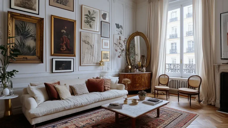 Parisian living room transformation