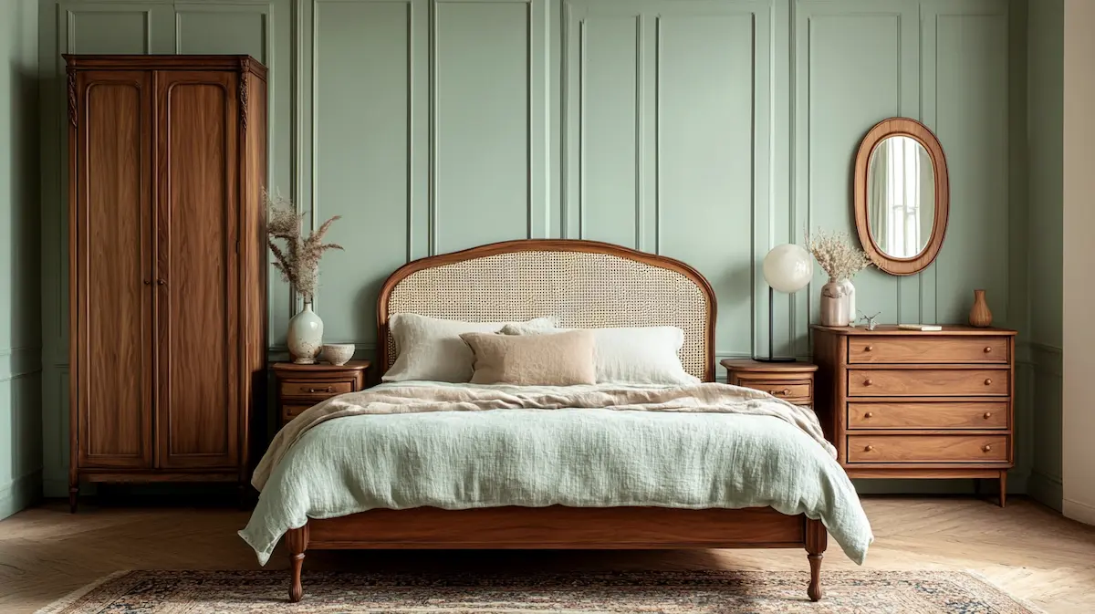 complete Parisian bedroom