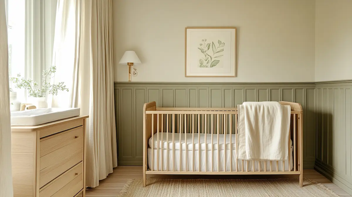 completely realised nursery interior