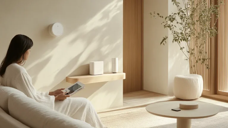 future minimalist living space