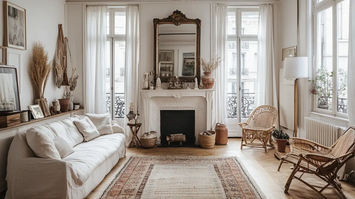 genuinely Parisian salon interior