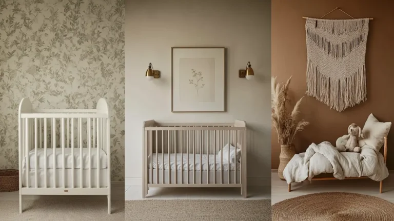 nursery styles shown side by side